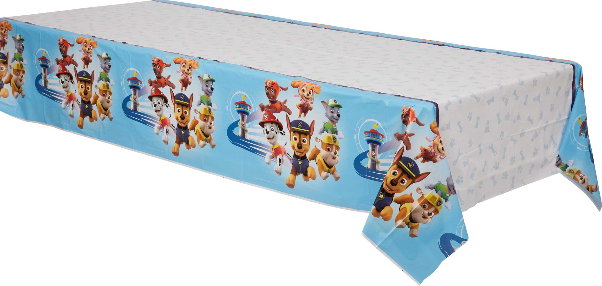 Nickelodeon PAW Patrol Rectangle Plastic Reusable Table Cover, Blue,  54x96-in, for Birthday Party